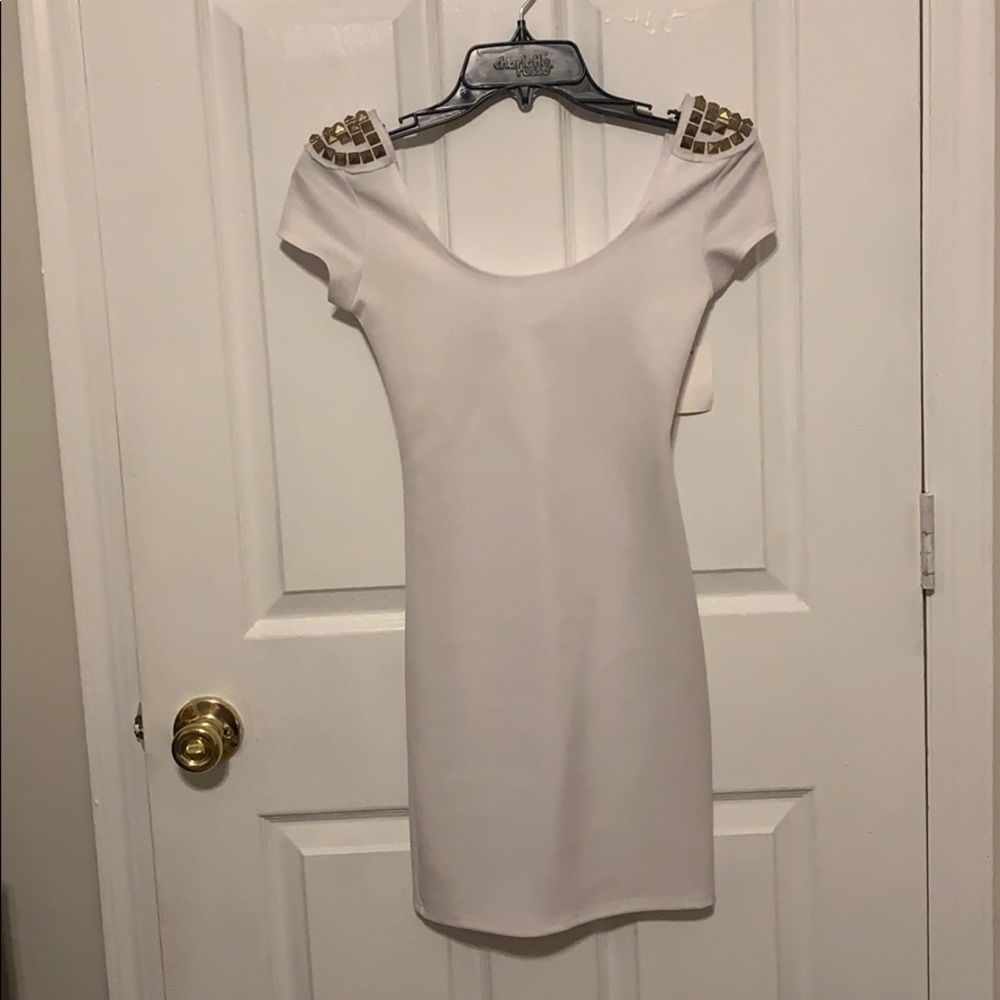 White Charlotte Russe bodycon dress